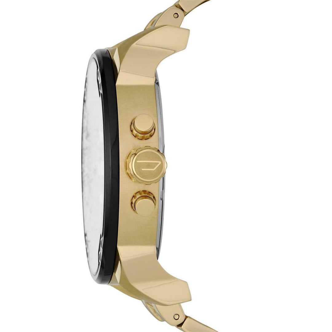 Diesel watch 24k gold deals plated Dz 5345