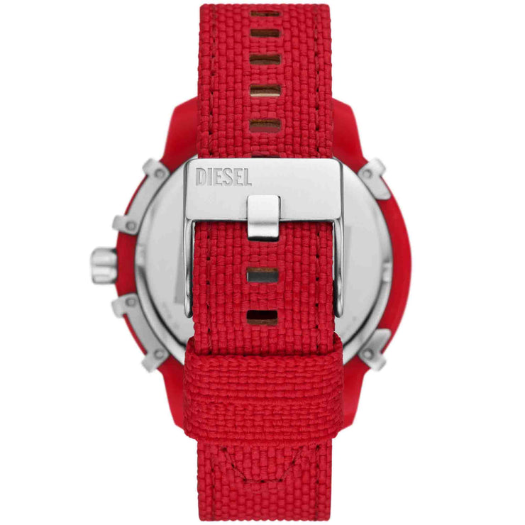 Diesel Griffed Three - Hand Solar PET Red - Watches.com - DZ4620