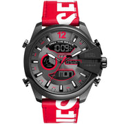 Diesel Mega Chief Ana - Digi Gray Red - Watches.com - DZ4647