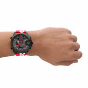 Diesel Mega Chief Ana - Digi Gray Red - Watches.com - DZ4647