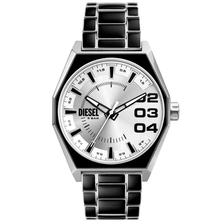 Diesel Scraper Three - Hand Silver SS - Watches.com - DZ2195