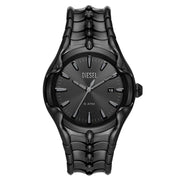 Diesel Vert Three - Hand Date Black SS - Watches.com - DZ2187