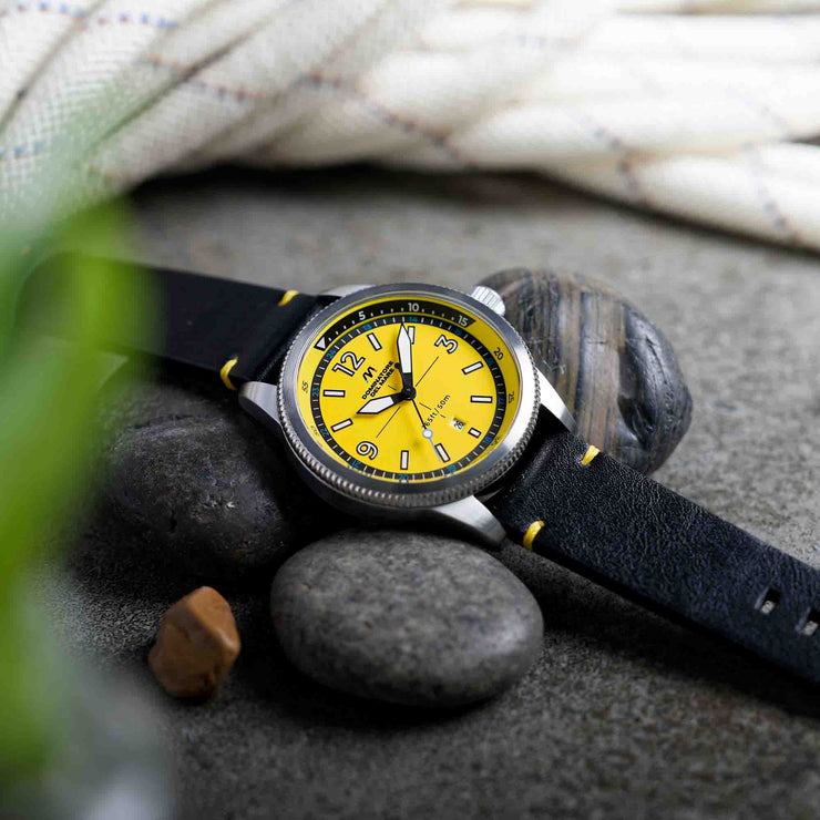 Dominatore Del Mare Aviatore Mustard Yellow - Watches.com - DD - 8021 - 08