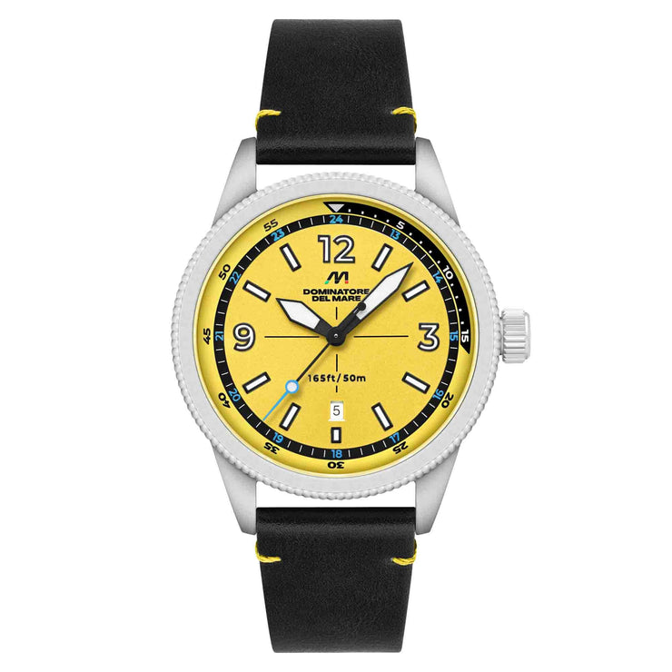 Dominatore Del Mare Aviatore Mustard Yellow - Watches.com - DD - 8021 - 08