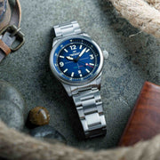 Dominatore Del Mare Aviatore Smoke Blue SS - Watches.com - DD - 8021 - 77