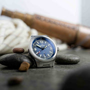 Dominatore Del Mare Aviatore Smoke Blue SS - Watches.com - DD - 8021 - 77