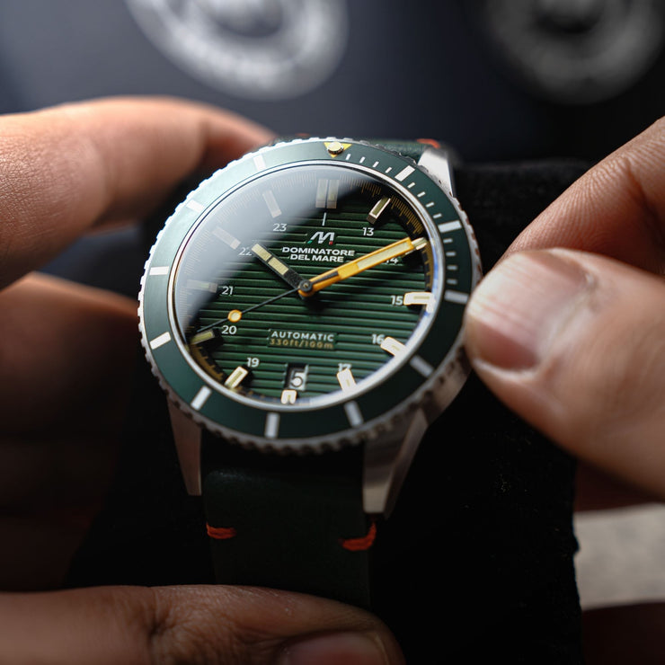 Dominatore Del Mare Scilla Automatic Dark Green - Watches.com - DD - 8027 - 01