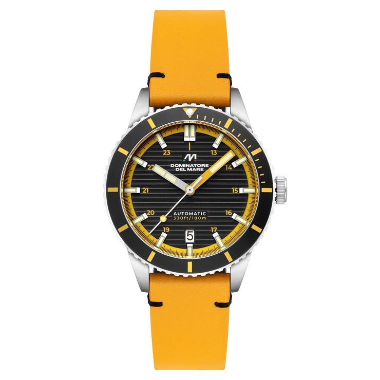 Dominatore Del Mare Scilla Automatic Mustard Yellow - Watches.com - DD - 8027 - 02