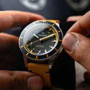 Dominatore Del Mare Scilla Automatic Mustard Yellow - Watches.com - DD - 8027 - 02