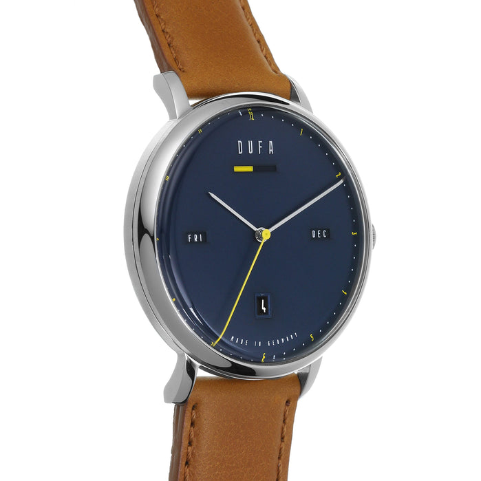 Dufa Aalto Power Reserve Automatic Blue angled shot picture