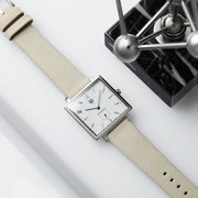 Dufa Gropius Quadrat White Beige - Watches.com - DF - 9025 - 01