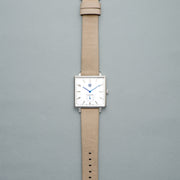 Dufa Gropius Quadrat White Beige - Watches.com - DF - 9025 - 01