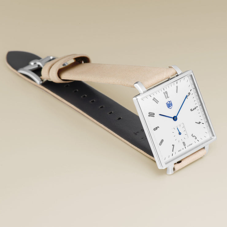 Dufa Gropius Quadrat White Beige - Watches.com - DF - 9025 - 01