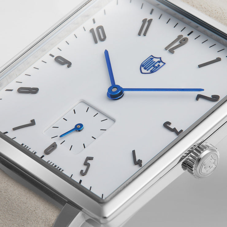 Dufa Gropius Quadrat White Beige - Watches.com - DF - 9025 - 01