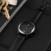 Dufa Van Der Roche Chronograph All Plain Black - Watches.com - DF - 9002 - 0A