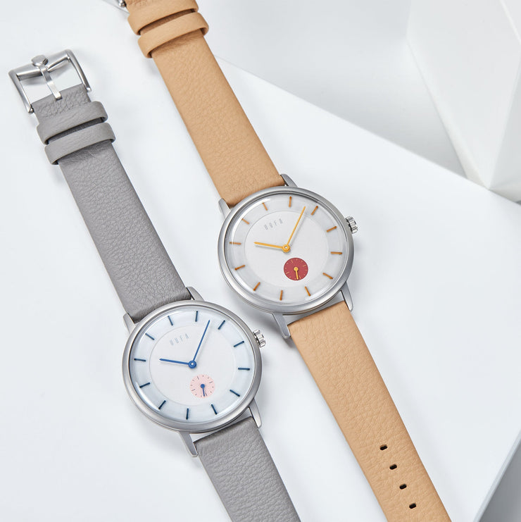 Dufa X Kroyer Saetter Lassen Muted Grey - Watches.com - DF - 9031 - 02