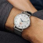 Dufa X Kroyer Saetter Lassen Muted Grey - Watches.com - DF - 9031 - 02