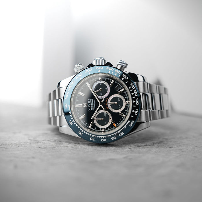 Duxot Accelero Chronograph Cambridge Blue angled shot picture