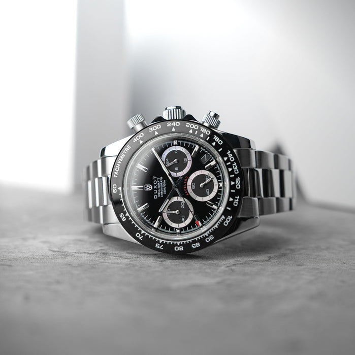 Duxot Accelero Chronograph Pitch Black angled shot picture