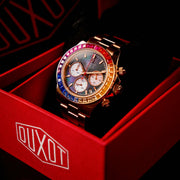 Duxot Accelero Rainbow Chronograph Pearl Rose - Watches.com - DX - 2064 - 33