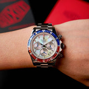 Duxot Accelero Rainbow Chronograph Pearl White - Watches.com - DX - 2064 - 11