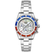 Duxot Accelero Rainbow Chronograph Pearl White - Watches.com - DX - 2064 - 11