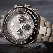 Duxot Atlantica Cubic Zirconium Chronograph Panda Gray Limited Edition - Watches.com - DX - 2048 - GG