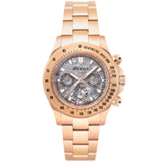 Duxot Atlantica Cubic Zirconium Chronograph Rose Gold Limited Edition - Watches.com - DX - 2048 - KK