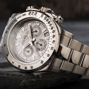 Duxot Atlantica Cubic Zirconium Chronograph Silver Limited Edition - Watches.com - DX - 2048 - II