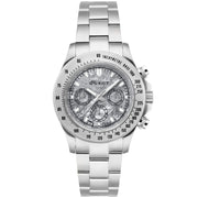 Duxot Atlantica Cubic Zirconium Chronograph Silver Limited Edition - Watches.com - DX - 2048 - II