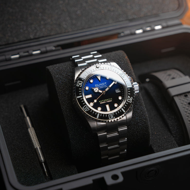 Duxot Atlantica Deep Dive Automatic Limited Edition Cobalt Blue - Watches.com - DX - 2066 - 11