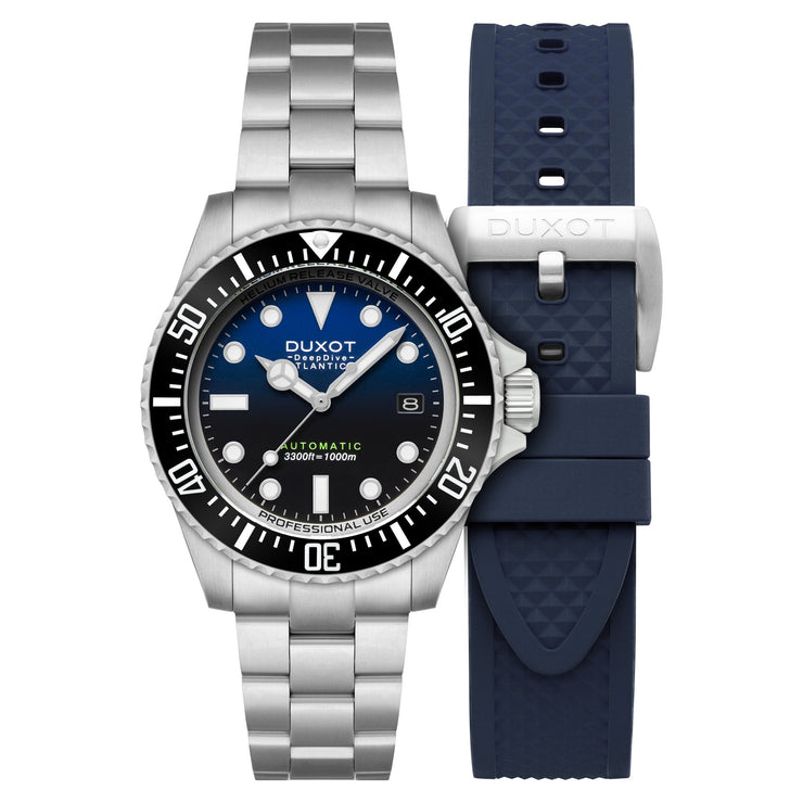 Duxot Atlantica Deep Dive Automatic Limited Edition Cobalt Blue - Watches.com - DX - 2066 - 11