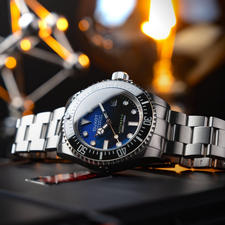 Duxot Atlantica Deep Dive Automatic Limited Edition Cobalt Blue - Watches.com - DX - 2066 - 11