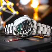 Duxot Atlantica Deep Dive Automatic Limited Edition Emerald Green - Watches.com - DX - 2066 - 22