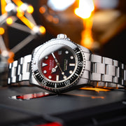 Duxot Atlantica Deep Dive Automatic Limited Edition Scarlet Red - Watches.com - DX - 2066 - 33