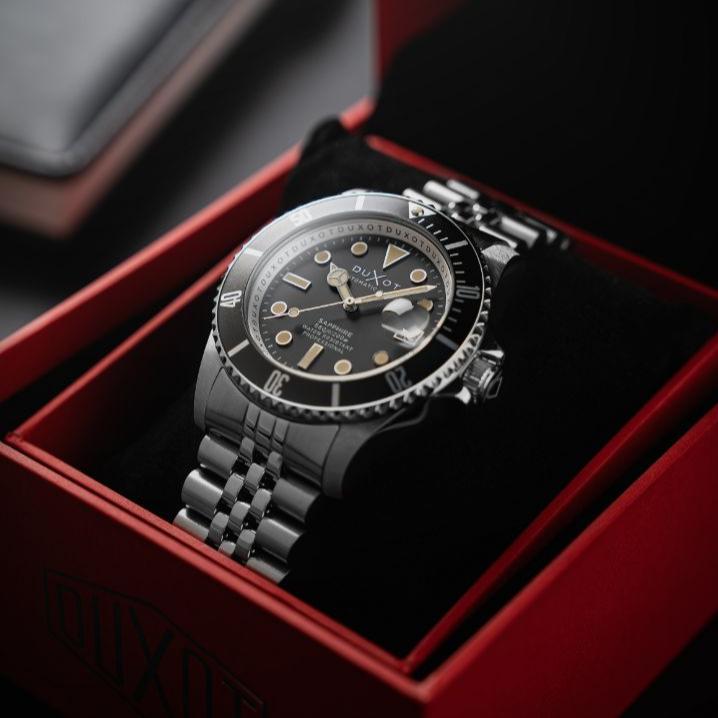 Duxot Atlantica Diver Automatic Charcoal Grey - Watches.com - DX - 2057 - 55