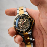 Duxot Atlantica Skeleton Automatic Caviar Black - Watches.com - DX - 2067 - 44