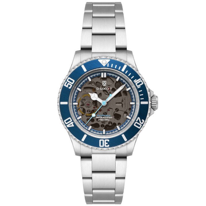 Duxot Atlantica Skeleton Automatic Marine Blue - Watches.com - DX - 2067 - 22