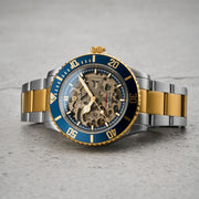 Duxot Atlantica Skeleton Automatic Marine Gold - Watches.com - DX - 2067 - 55