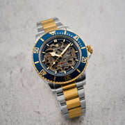 Duxot Atlantica Skeleton Automatic Marine Gold - Watches.com - DX - 2067 - 55