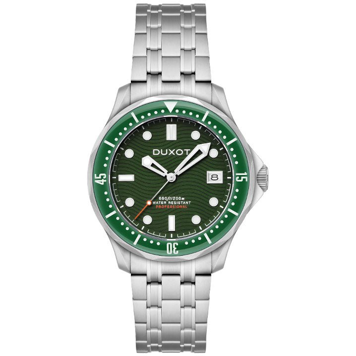 Duxot Henri Diver Automatic Elite Green - Watches.com - DX - 2060 - 33