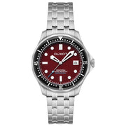 Duxot Henri Diver Automatic Maroon Red - Watches.com - DX - 2060 - 55