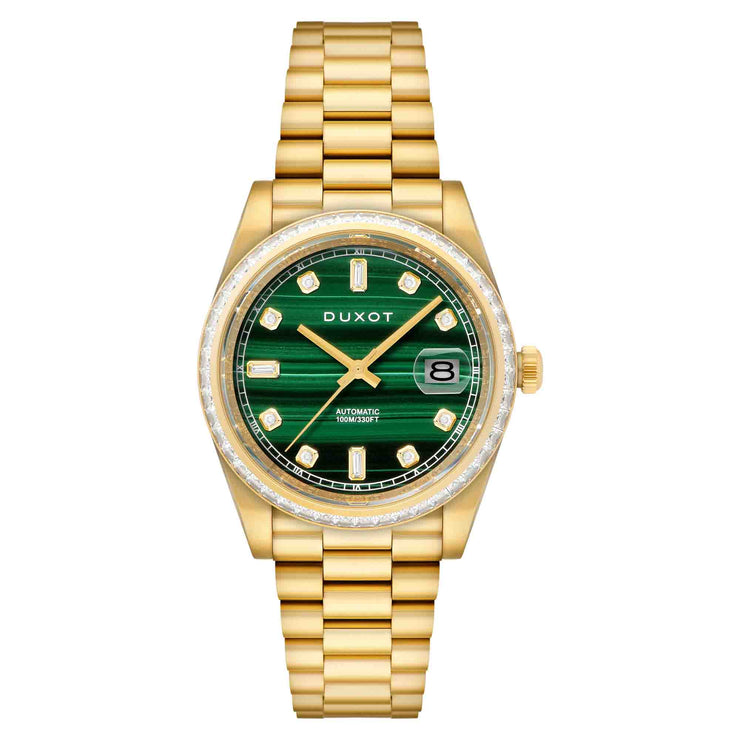 Duxot Serenata Rainbow Diver Automatic Malachite Limited Edition - Watches.com - DX - 2058 - 88