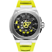 DWISS M3S Swiss Automatic Yellow Limited Edition - Watches.com - M3S - yellow - rubber