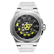 DWISS M3S Swiss Automatic Yellow SS Limited Edition - Watches.com - M3S - yellow - bracelet