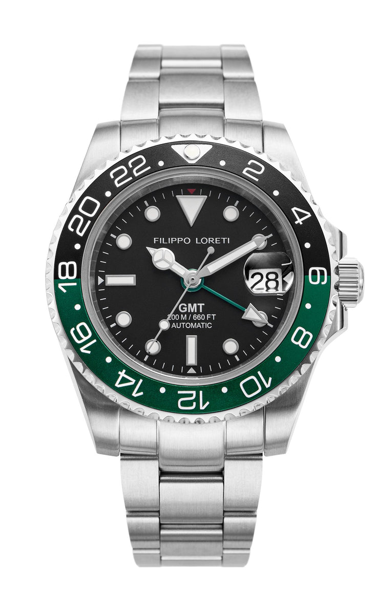 Filippo Loreti Aquadiver GMT Automatic Green - Watches.com - 01094