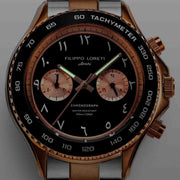 Filippo Loreti Ascari Arabic Chronograph Rose Gold - Watches.com - 01079