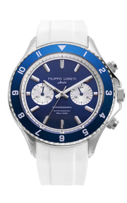 Filippo Loreti Ascari Blue Pearl Rubber - Watches.com - 00555