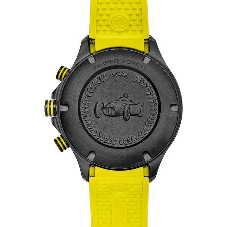 Filippo Loreti Ascari Corsa Sport Black Yellow - Watches.com - 01088