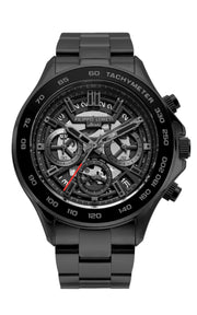 Filippo Loreti Ascari Monza Skeleton All Black - Watches.com - 01068